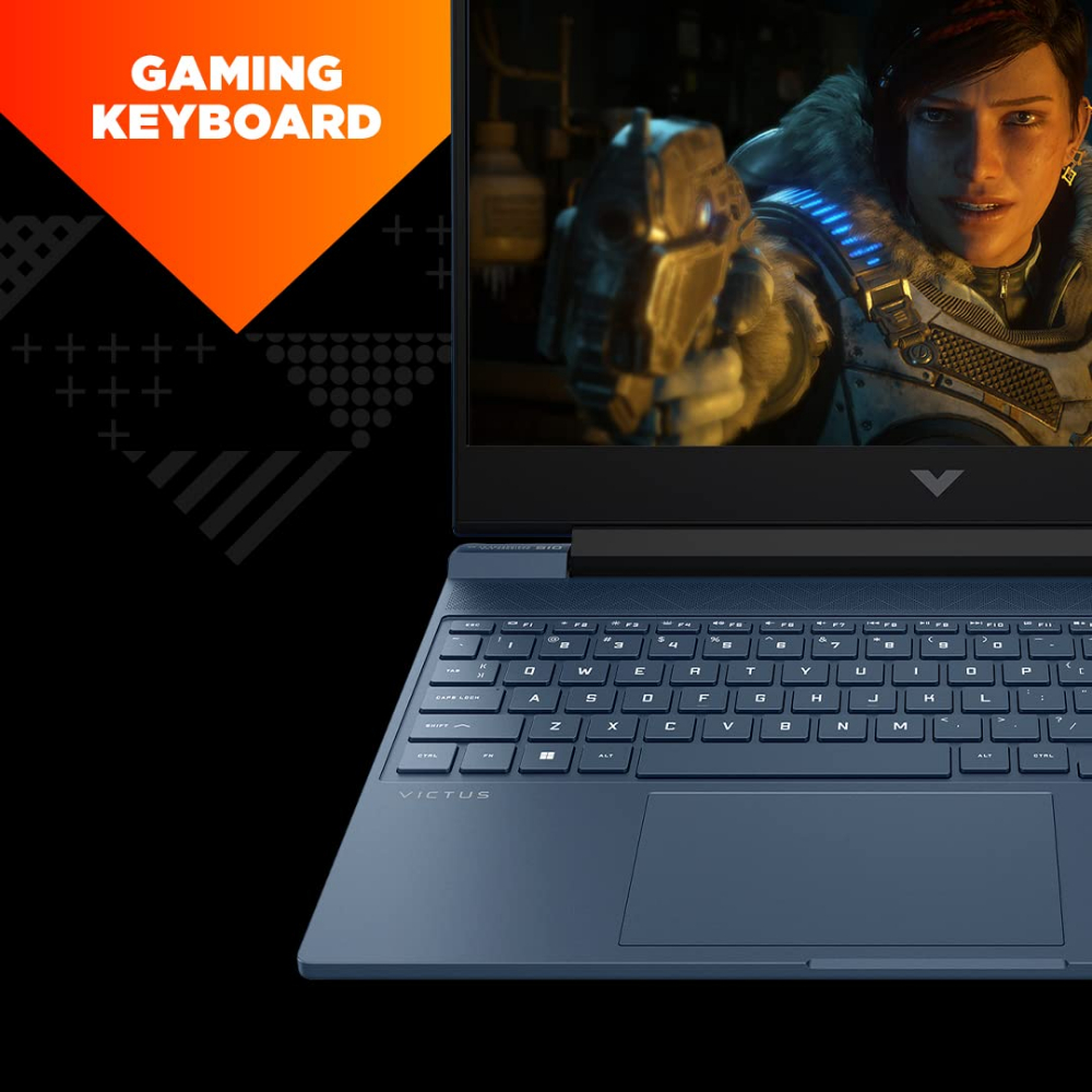 HP Victus 12th Gen Intel Core i5 15.6 inch(39.6 cm) FHD Gaming Laptop (8GB RAM/512GB SSD/RTX 3050 4GB Graphics/144Hz/9ms Response Time/Win 11/MSO/Backlit KB/B&O Audio/Xbox Pass