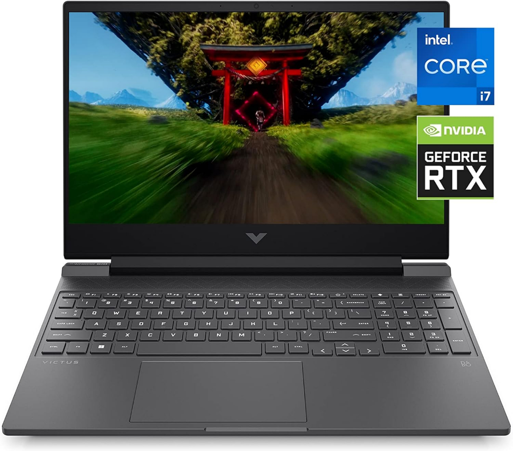Hp Victus  Gaming Laptop 13th Gen i7, 6GB GDDR6 NVIDIA GeForce RTX 3050 Graphics, 8GB RAM, 512GB SSD, 15.6" , Backlit Keyboard