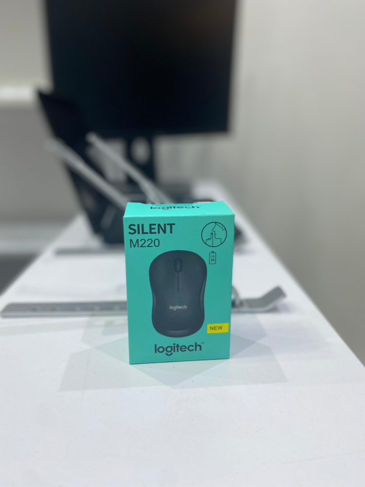 Logitech M220 Wireless Mouse, Silent Buttons, 2.4 GHz with USB Mini Receiver, 1000 DPI Optical Tracking