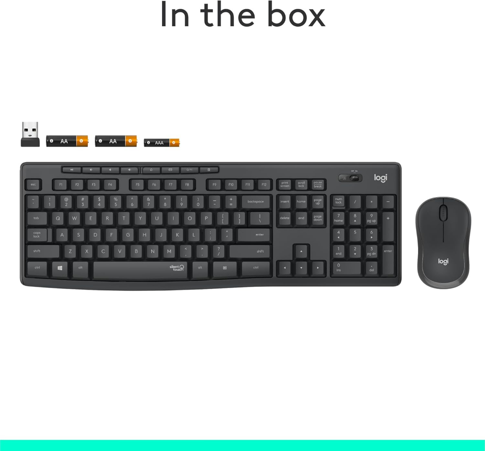 Logitech MK295/290 Wireless Mouse & Keyboard Combo