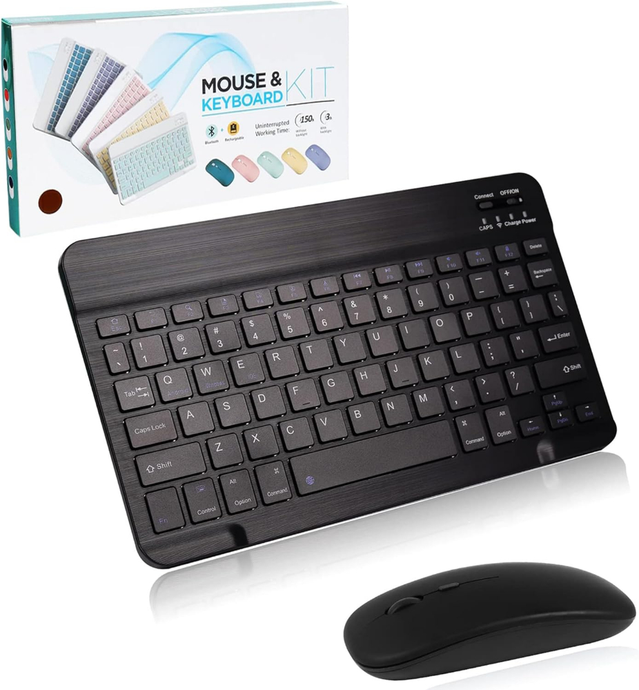 Rechargeable Bluetooth Keyboard and Mouse Combo