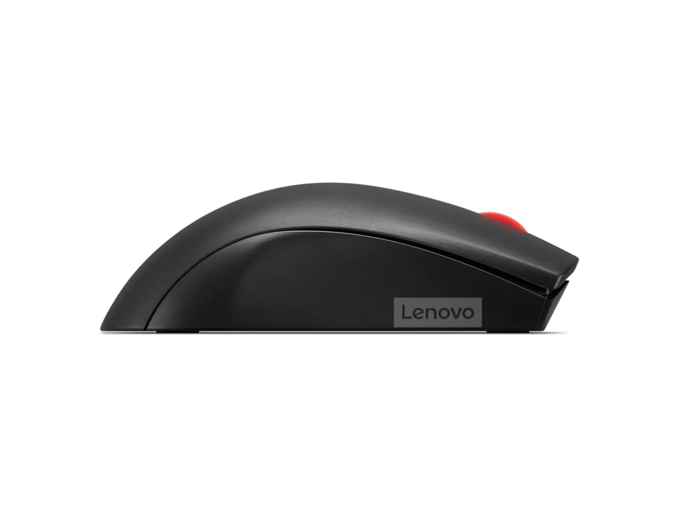 Lenovo 150 Wireless Compact Mouse, 1K DPI Optical sensor, 2.4GHz Wireless NanoUSB, 10m range, 3button(left,right,scroll) upto 3M left/right clicks, 10month battery, Ambidextrous, Ergonomic