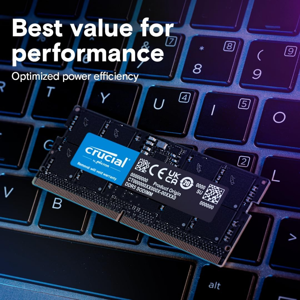 Crucial/Transcend/Lexar/Samsung/Kingston Laptop Ram 32GB|16gb|8GB|4GB