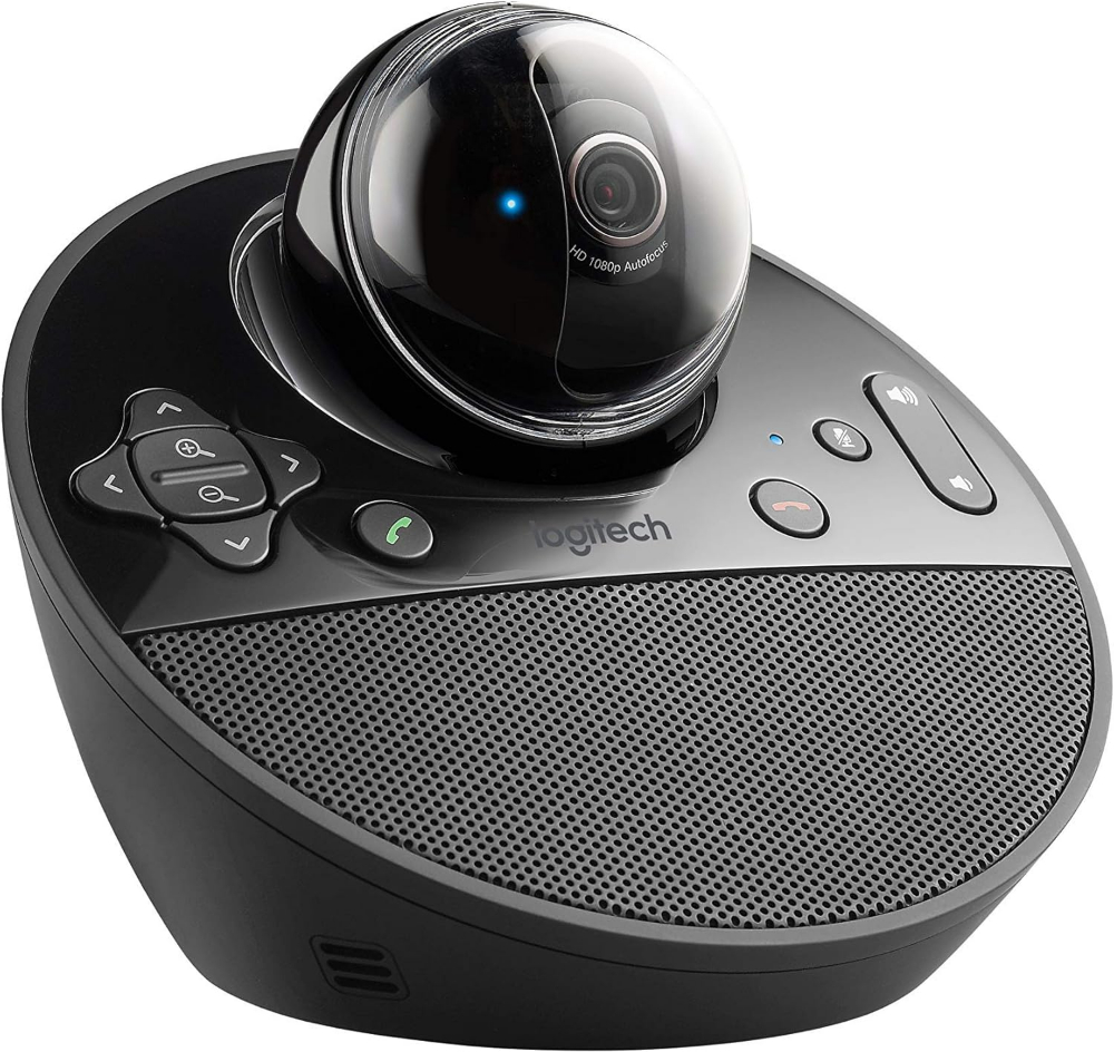 Logitech BCC950 Desktop Video Conferencing Solution, Full HD 1080p B23 Video Calling, Hi-Definition Webcam, Speakerphone with Noise-Reducing Mic