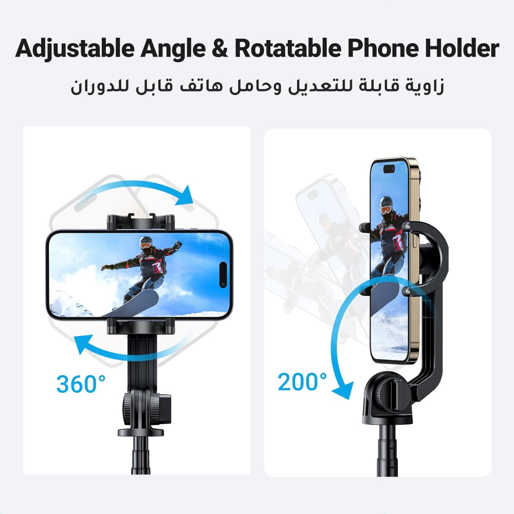 UGREEN Selfie Stick Tripod Stand 60 inch/152cm Extendable Phone Tripod with Bluetooth Remote Control Alloy Camera Stand Fit for All Phone and Camera GoPro iPhone 16 Pro Max S25 Ultra image 2