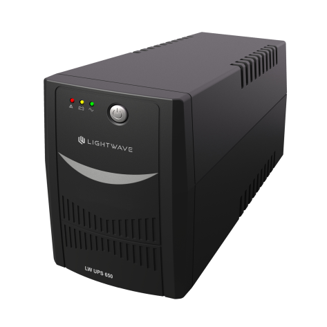 Lightwave LW 650VA 3-Pin UPS Backup Power Supply