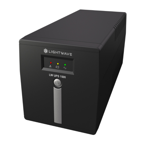 Lightwave LW 1500VA 3-Pin UPS Backup Power Supply