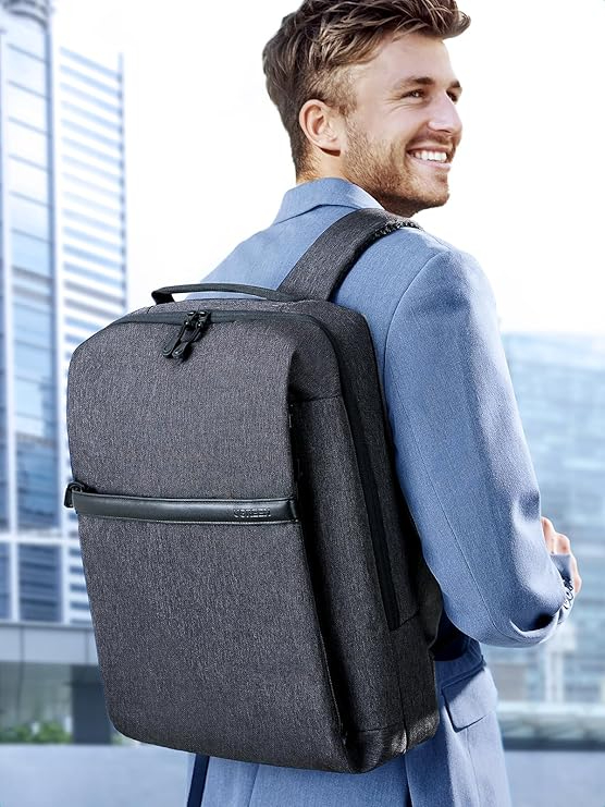 UGREEN 15.6" Laptop Backpack – Ergonomic Shockproof & Waterproof Travel Bag (Dark Grey) image 5