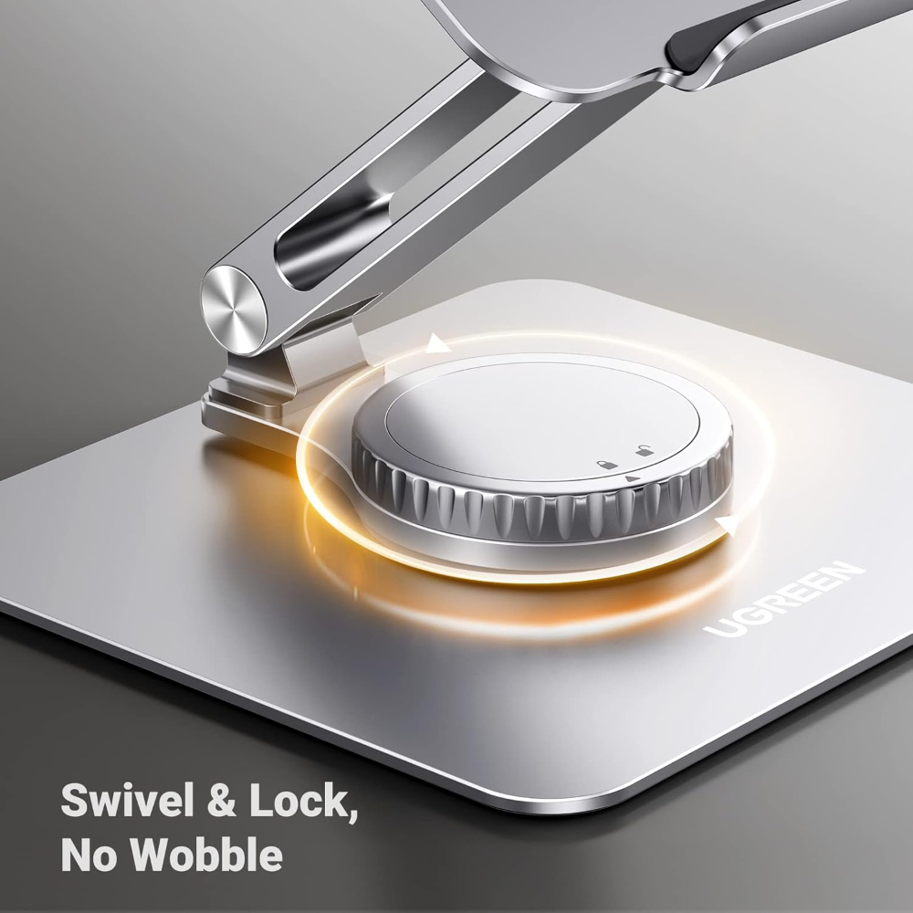 UGREEN Laptop Stand for Desk Adjustable 360 Rotating Base