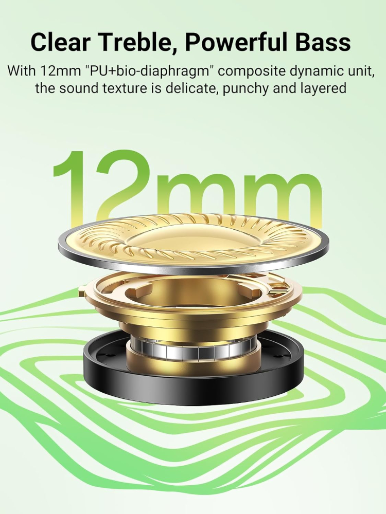 Ugreen HiTune P3 True Earbuds Clear Calls Anywhere & Anytime - White image 4