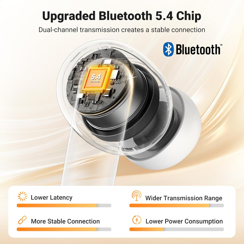 UGREEN HiTune T3 Active Noise Cancelling Wireless Earbuds Bluetooth 5.2, AI-Enhanced Clear Calls image 6