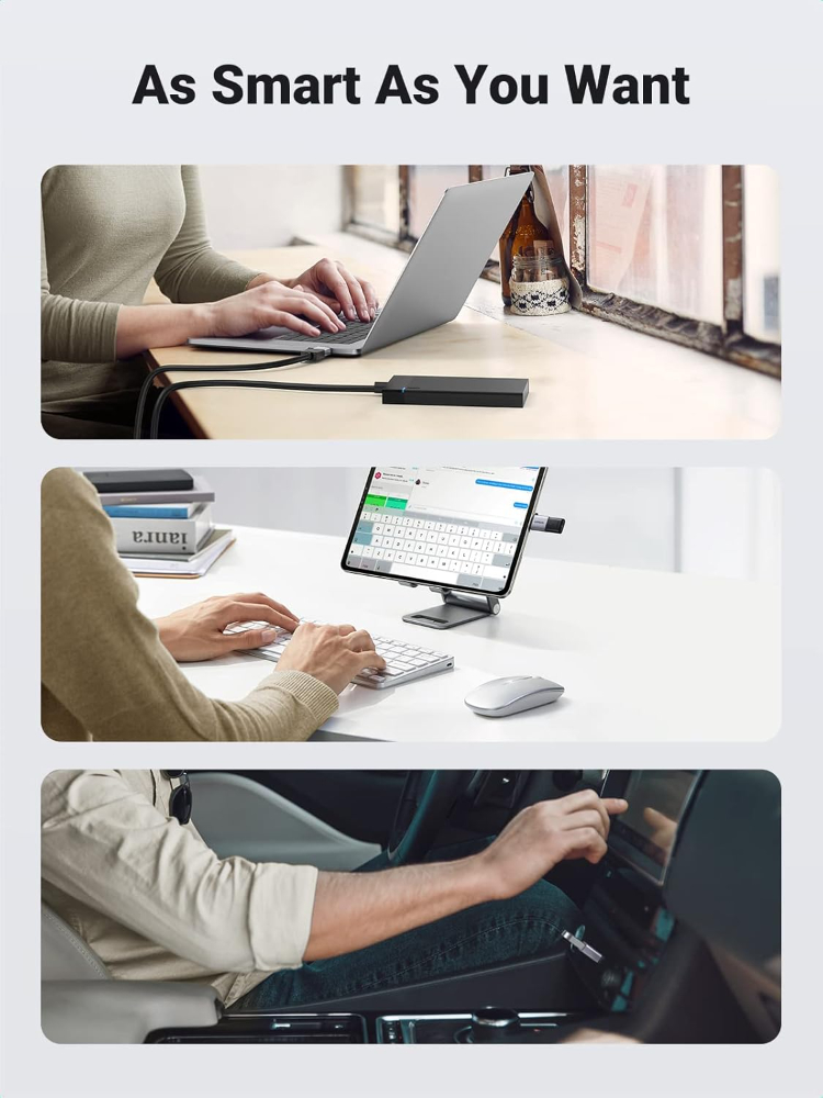 UGREEN USB C to USB A 3.2 10Gbps OTG Adapter With Lanyard