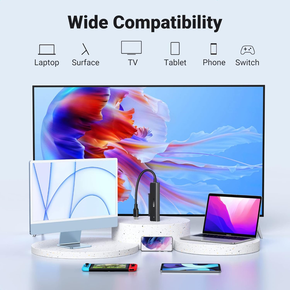 UGREEN SATA III to USB C Adapter Cable for 2.5" SSD and HDD Hard Drive Connector 5Gbps