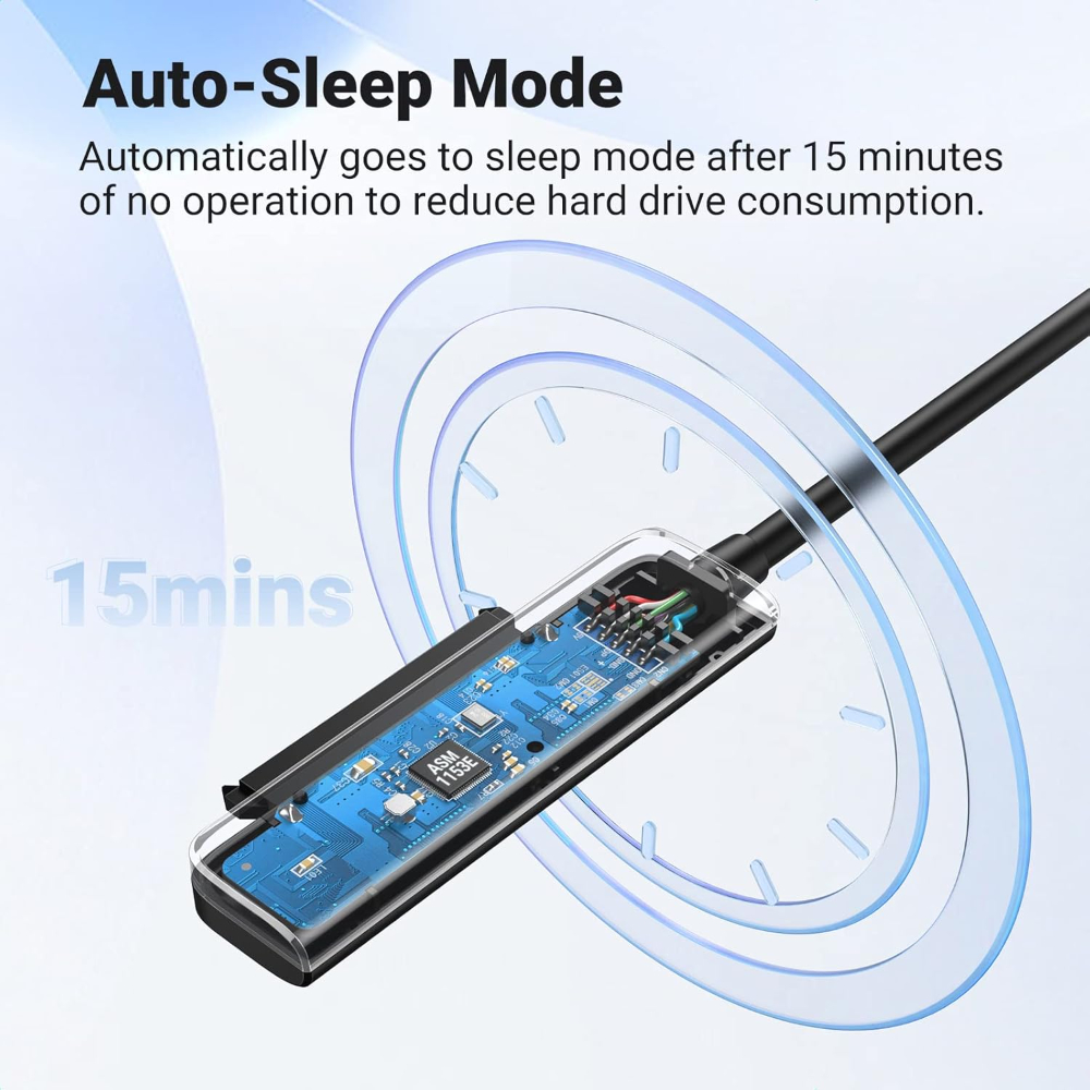 UGREEN SATA III to USB C Adapter Cable for 2.5" SSD and HDD Hard Drive Connector 5Gbps
