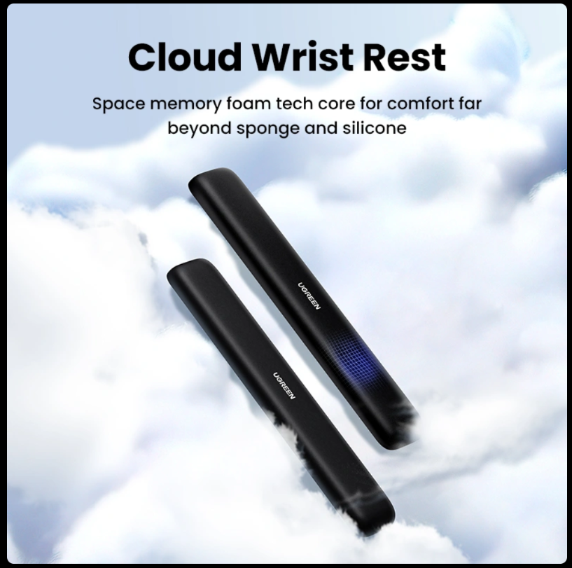 UGREEN Premium Ergonomic Keyboard Wrist Rest Pad (Anti-Slip)