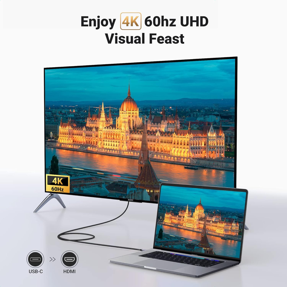UGREEN USB C to HDMI Cable 4K@60Hz
