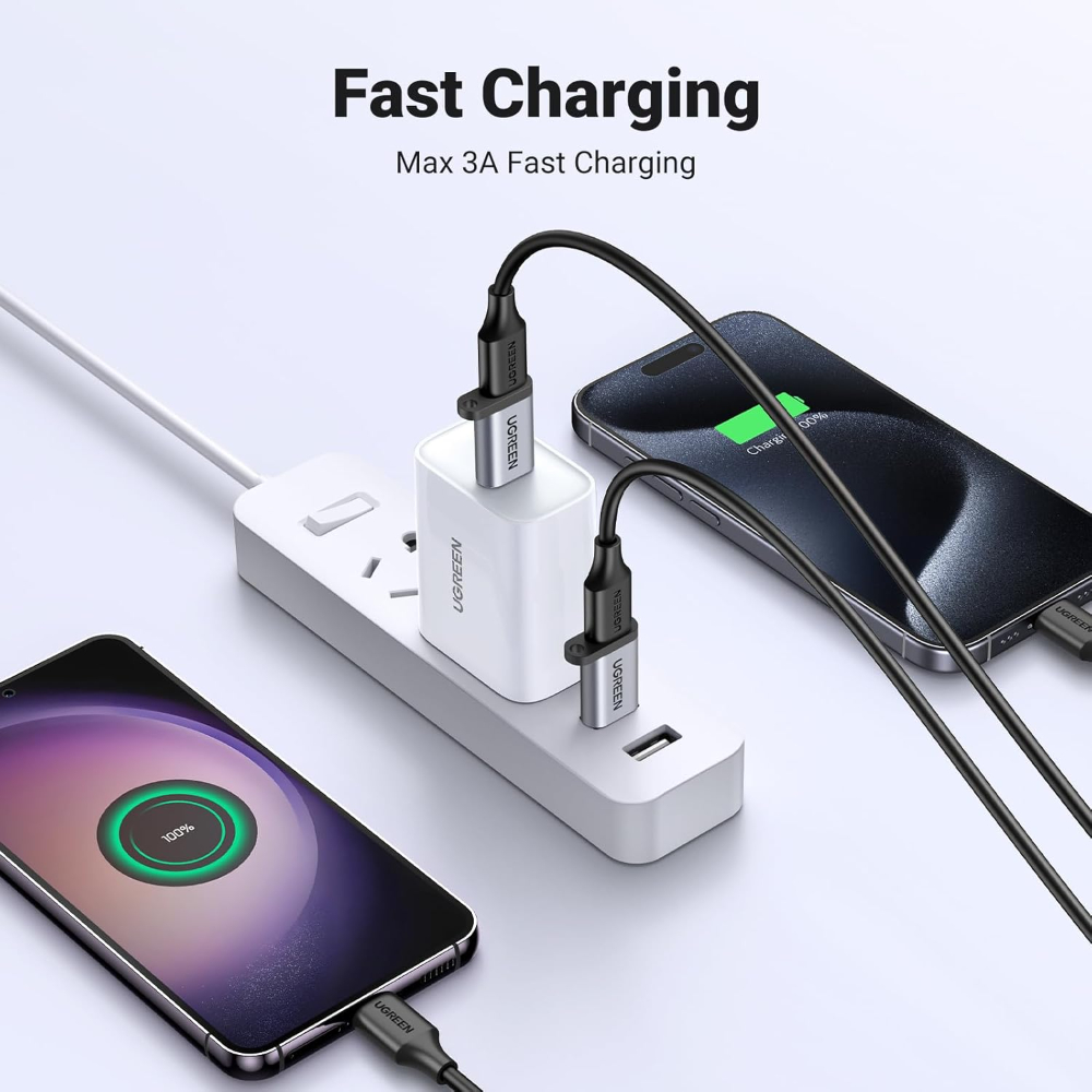 UGREEN 10Gbps USB C Female to USB Male Adapter Type C to USB A Charger Cable Converter image 2