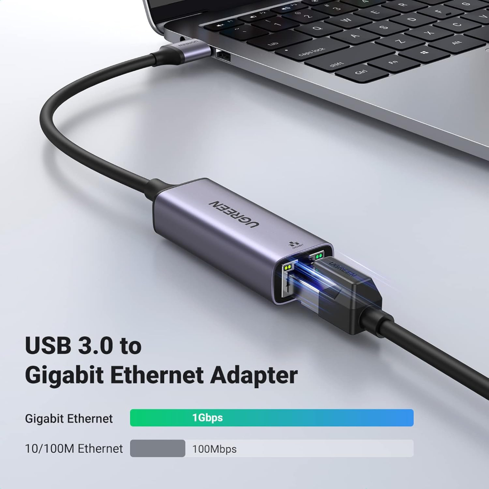 UGREEN USB to Ethernet Adapter, Plug and Play Ethernet Adapter image 2