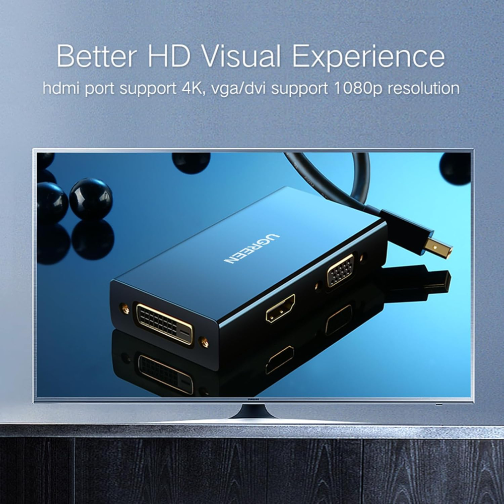 UGREEN Mini DP to HDMI/VGA/DVI Converter image 5