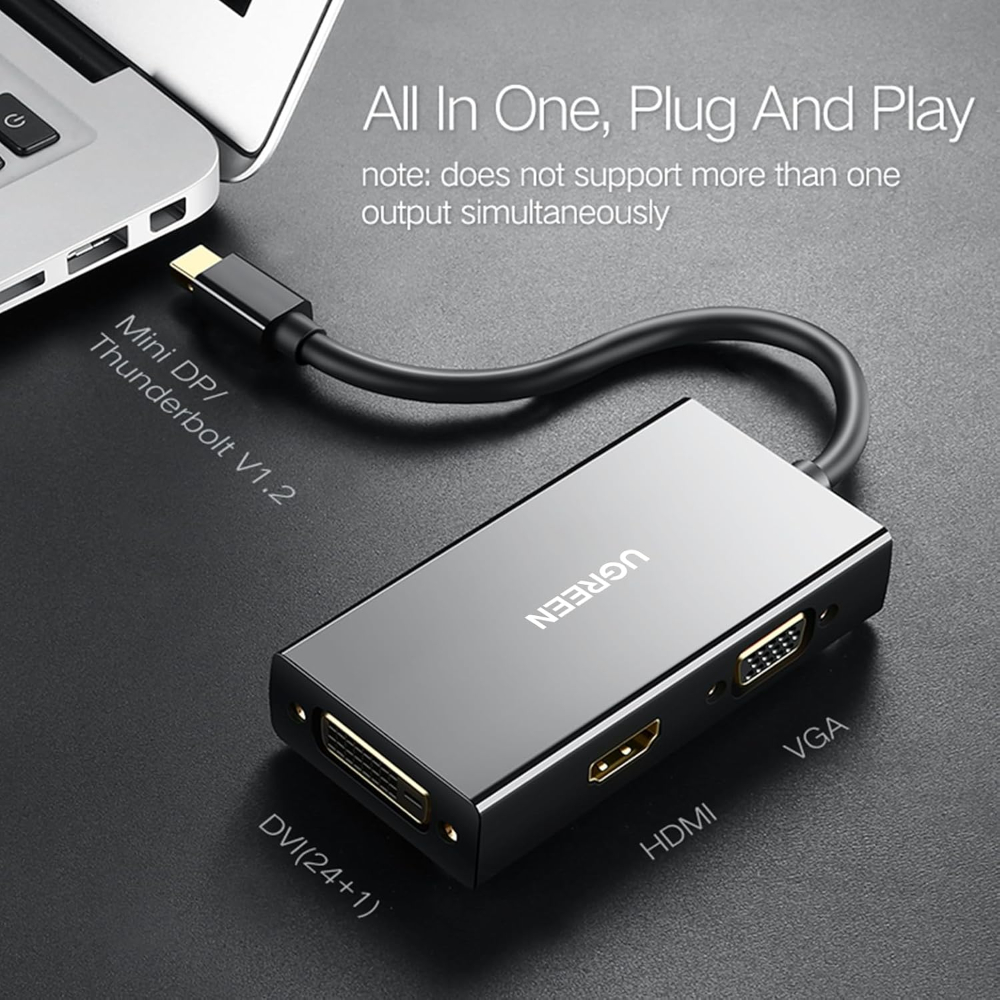UGREEN Mini DP to HDMI/VGA/DVI Converter image 3