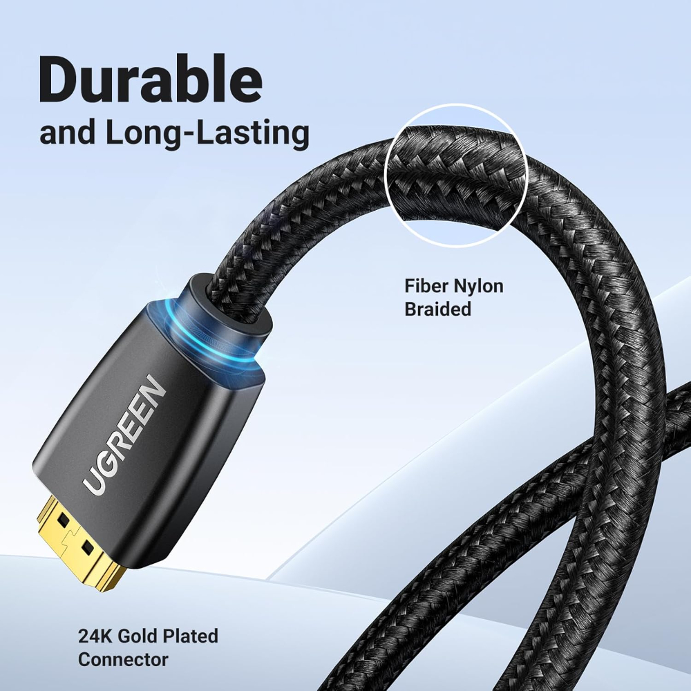 UGREEN HDMI 2.0 4K  Braided Cable 5m image 5