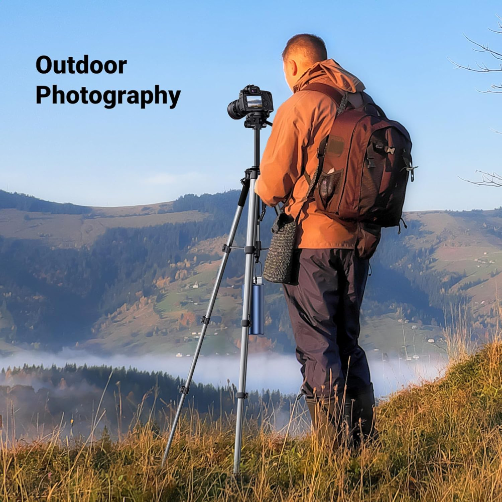 UGREEN Camera Tripod Stand 69''/175cm Heavy Duty Stand Adjustable Professional Tripod Holder image 4