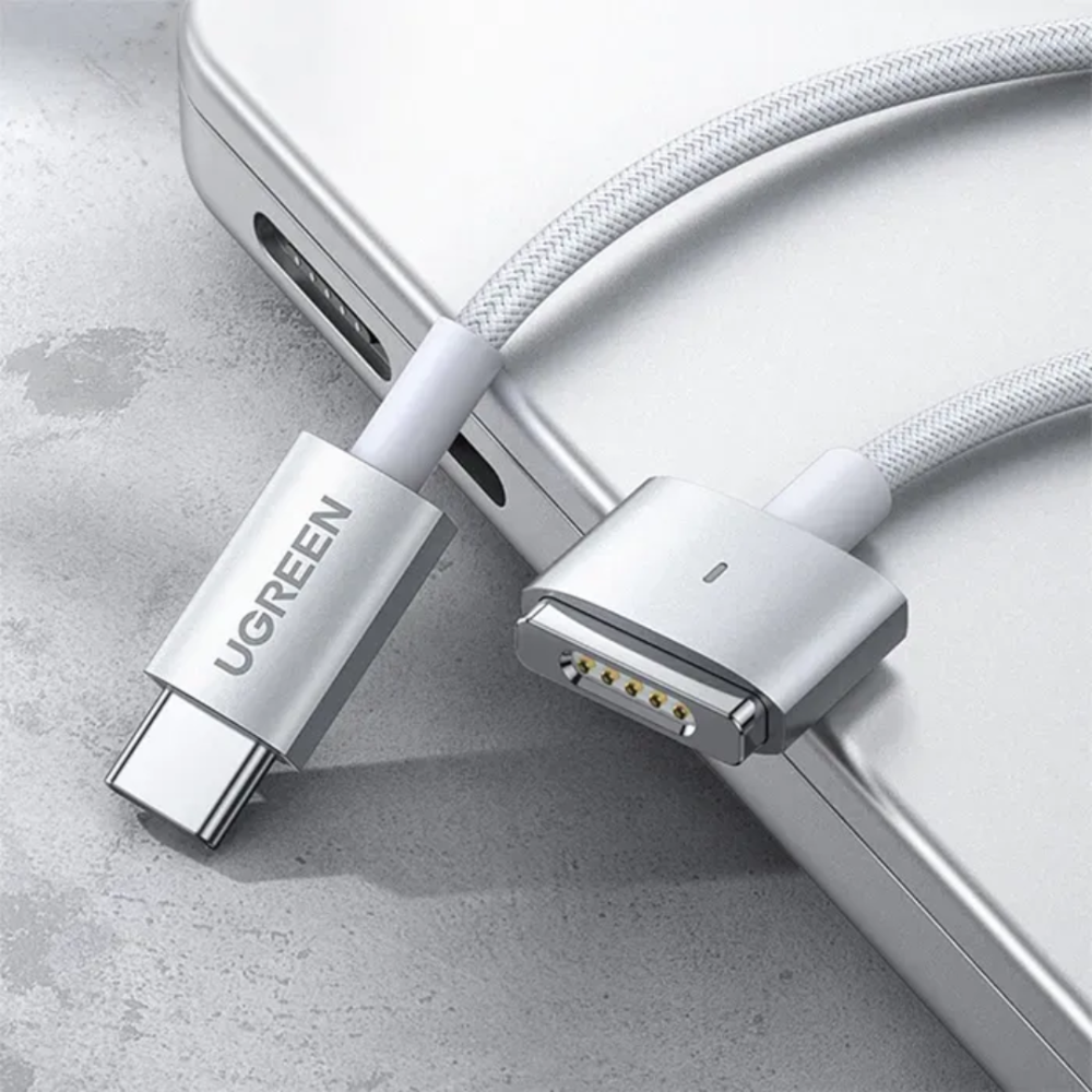 Ugreen 140W USB-C to Magsafe 3 Braided Charging Cable for MacBook Pro / Air – 2m image 3