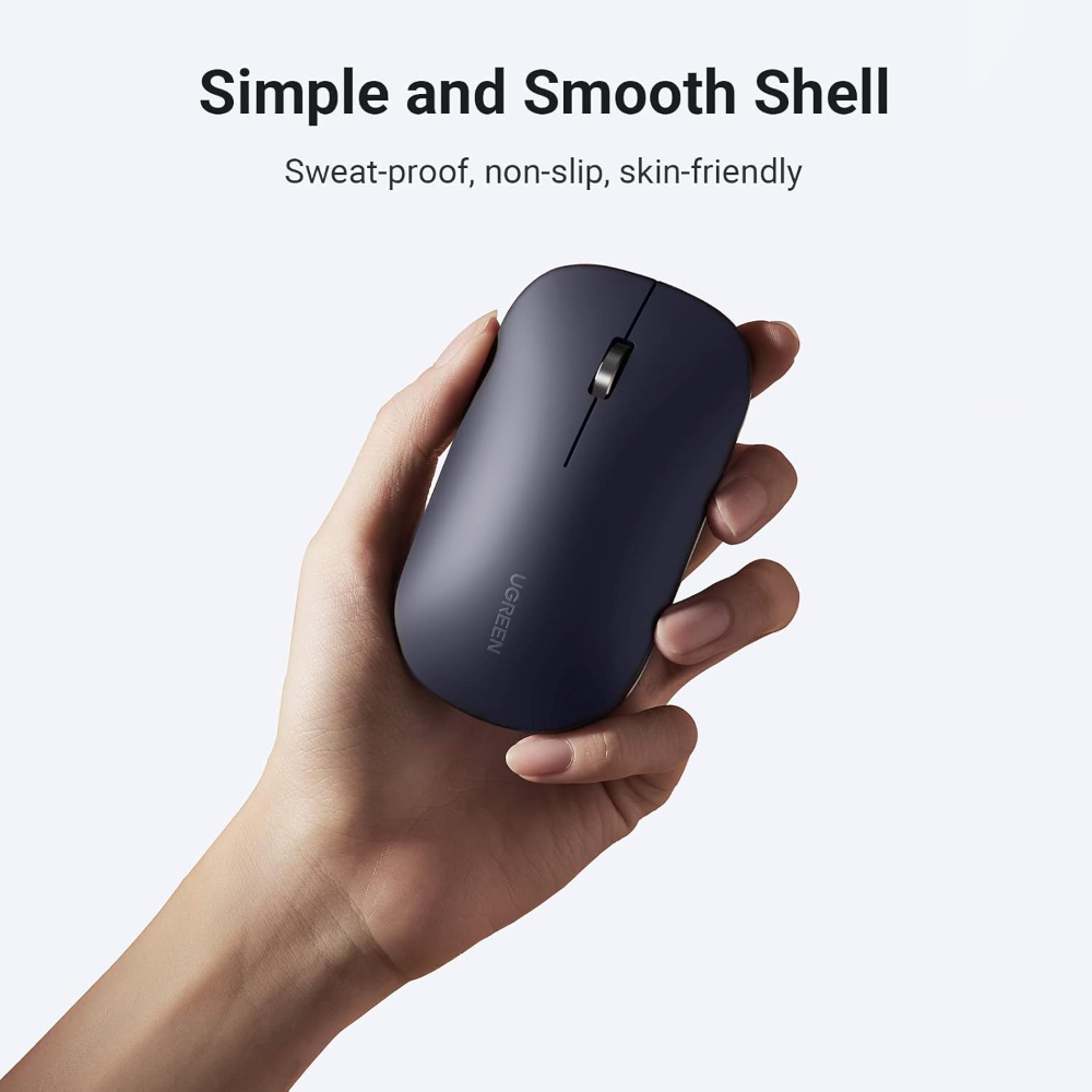 UGREEN Wireless Bluetooth Mouse USB 2.4G Silent Mice Cordless Slim, 4000 DPI Tracking 18-Month Battery Life image 7