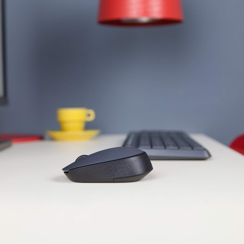 Logitech M170 Wireless Mouse for PC, Mac, Laptop, 2.4 GHz with USB Mini Receiver, Optical Tracking, 12-Months Battery Life, Ambidextrous, Grey