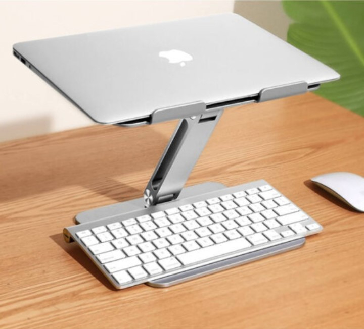 UGREEN  Full-Angle Hover Adjustable & Foldable Laptop Stand – Ergonomic Aluminum Riser with Full Tilt Adjustment for MacBook & Laptops up to 16 inch image 2