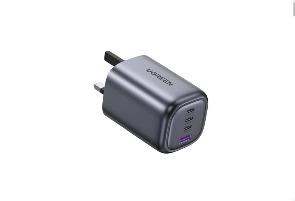 UGREEN X565 Nexode S 100W 4-Port GaN Fast Charger (UK Plug) – 3 USB-C + 1 USB-A Power Adapter for MacBook Pro, Laptops, iPhone, Samsung & iPad image 5