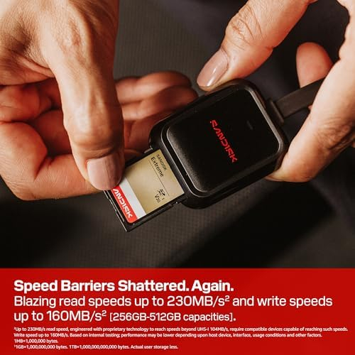 SanDisk Extreme 256GB SDXC UHS-I U3 V30 Memory Card – Up to 180MB/s, 4K UHD, SD Card for DSLR & Action Cameras (SDSDXVV-256G-GNCIN) image 5