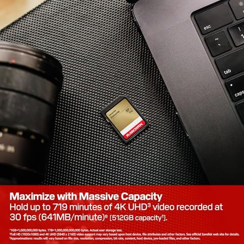 SanDisk Extreme 256GB SDXC UHS-I U3 V30 Memory Card – Up to 180MB/s, 4K UHD, SD Card for DSLR & Action Cameras (SDSDXVV-256G-GNCIN) image 4