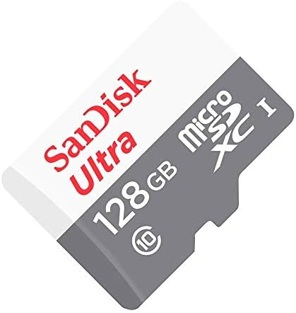 SanDisk Ultra 128GB MicroSD Class 10 Memory Card – Up to 100MB/s, A1, microSDXC (No Adapter) for Phones & Tablets (SDSQUNR-128G-GN6MN)