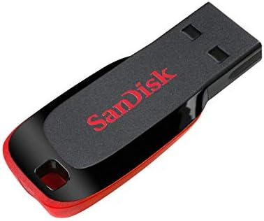 SanDisk Cruzer Blade 128GB USB 2.0 Flash Drive – Compact High-Capacity Pen Drive for Files, Photos & Backups (SDCZ50-128G-B35)