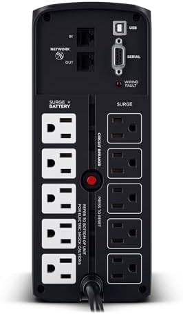 Lightwave LW 850VA 3-Pin UPS Backup Power Supply