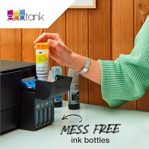 Epson 108 Light Magenta Ink Bottle 70ml – Genuine Refill for EcoTank L8050, L8100, L18050 (C13T09C64A)