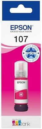 Epson 108 Magenta Ink Bottle 70ml – Genuine Refill for EcoTank L8050, L8100, L18050 (C13T09C34A)