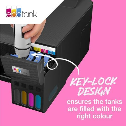 Epson 108 Magenta Ink Bottle 70ml – Genuine Refill for EcoTank L8050, L8100, L18050 (C13T09C34A)