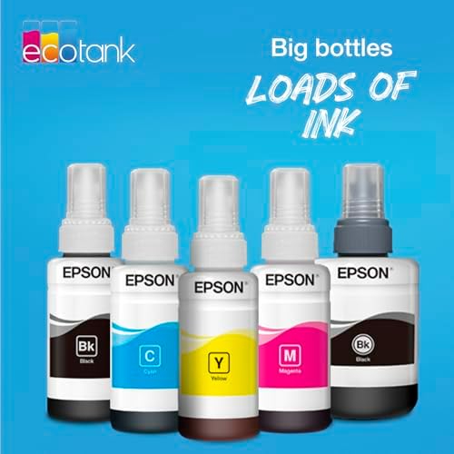 Epson T6644 Yellow Ink Bottle 70ml – Genuine Refill for EcoTank L100, L110, L120, L200, L210, L300, L355, L555 & More (C13T66444A)