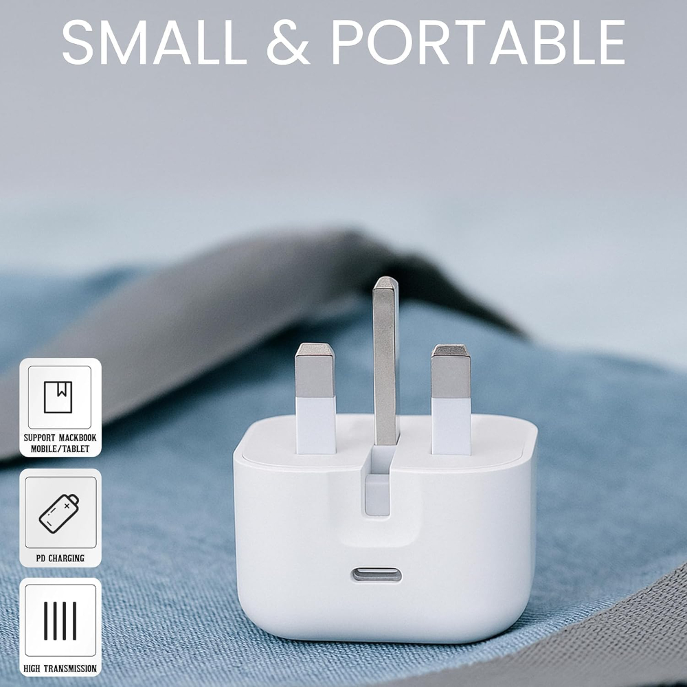 35W iPhone 17 Pro Max Charger USB-C to USB-C (Adapter + Braided Cable) image 2