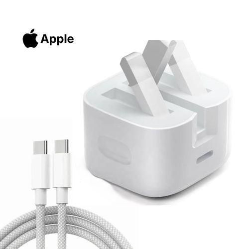 35W iPhone 17 Pro Max Charger USB-C to USB-C (Adapter + Braided Cable)