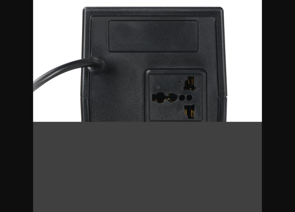 EVI 650VA / 360W Line Interactive UPS – Battery Backup & AVR Surge Protector with 2 Outlets for PC, Router & CCTV (EP-UPS650UU2-UK)