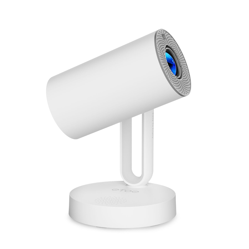 ETOE Starfish Plus Smart Projector – Full HD 1080P, Google TV & 4K Streaming, 300 ANSI Lumens, Auto Keystone & Focus, Wi-Fi, Bluetooth, 7-Colour Night Light (A1223)
