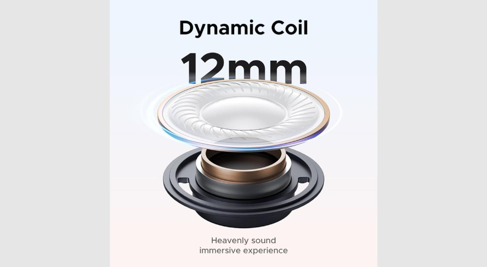 UGREEN WS208 ClipBuds Magic True Wireless Earbuds with Smart touchscreen and Longer battery life - White image 3