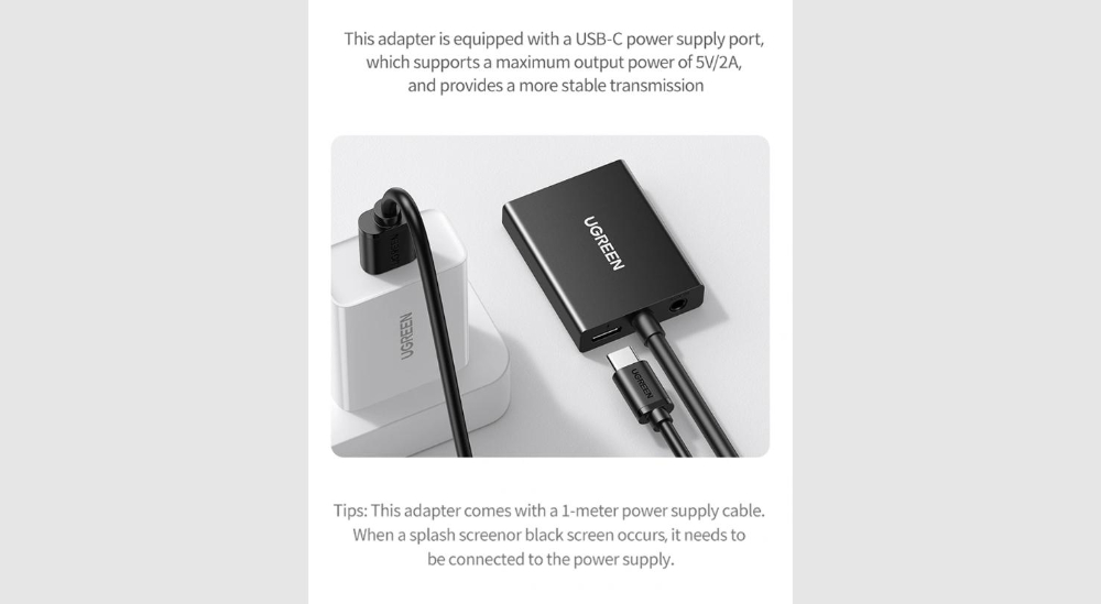 UGREEN VGA to HDMI Adapter - CM513 image 5