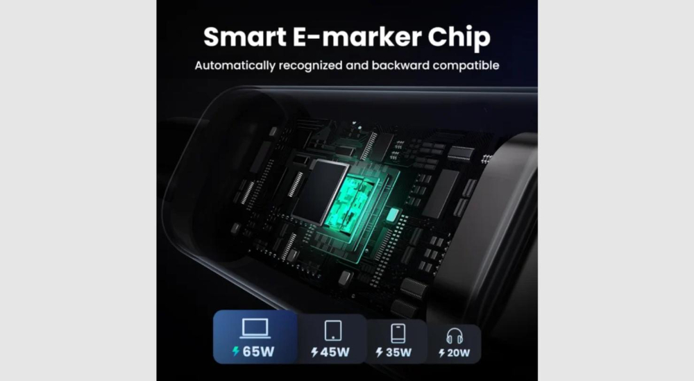 UGREEN Uno USB-C to USB-C PD Fast Charging Cable 3m