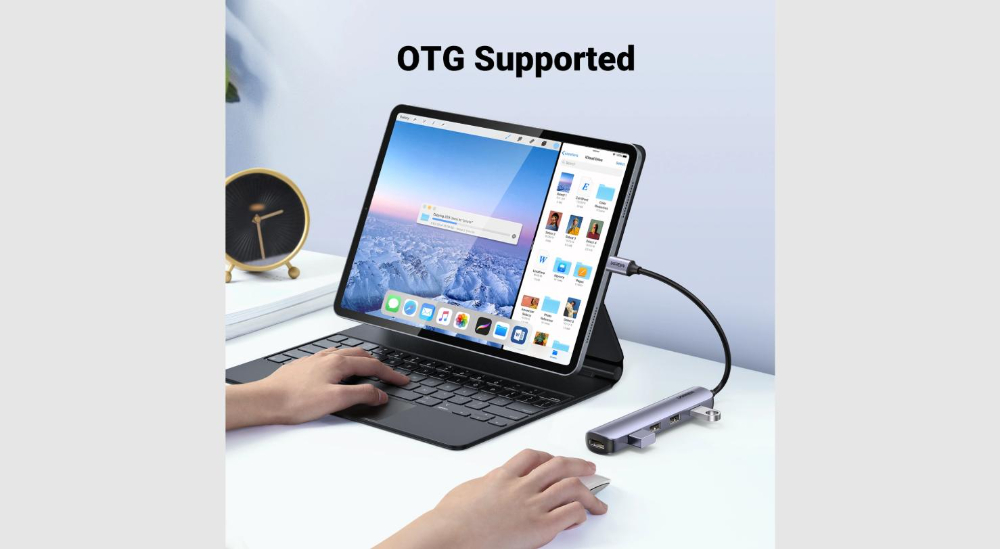UGREEN USB-C to 4*USB 3.0+HDMI Adapter image 4