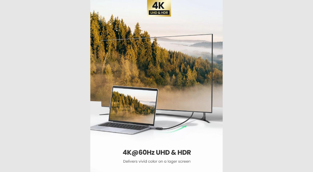 UGREEN USB-C To HDMI Female Adapter 4K 60HZ image 2