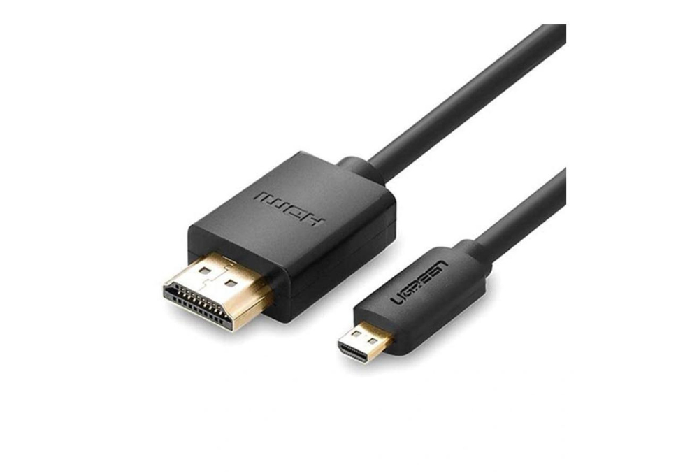UGREEN Micro HDMI to HDMI 4K Cable Male to Male Black 1m